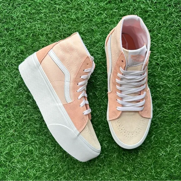 Vans Sk8 Hi Tapered Color Block Peach