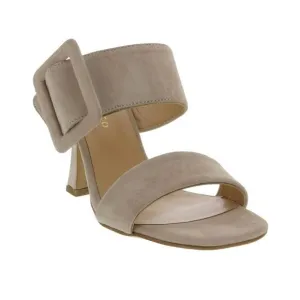 Ventutto Latte Wide Buckle High Heel Slide
