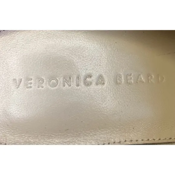 Veronica Beard Dacey Heeled Slip On Clogs Brown Suede Clogs Gold Accents Sz 11