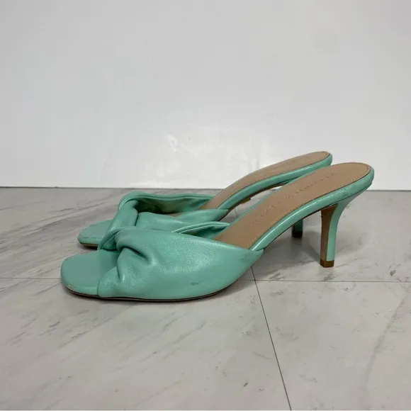 Veronica Beard Melli Twisted Front Open Toe Mule 6M