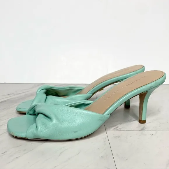 Veronica Beard Melli Twisted Front Open Toe Mule 6M