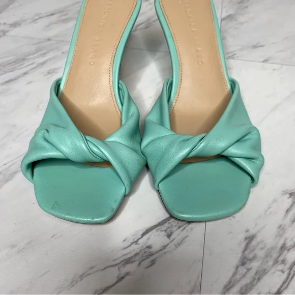 Veronica Beard Melli Twisted Front Open Toe Mule 6M