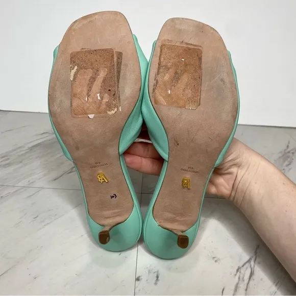 Veronica Beard Melli Twisted Front Open Toe Mule 6M