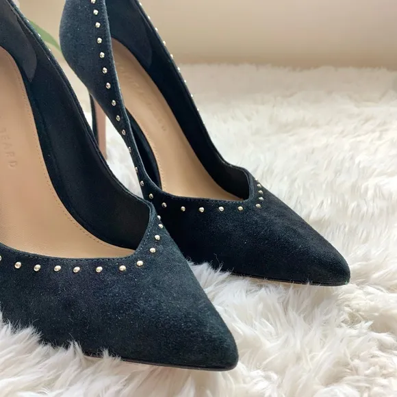 Veronica Beard Nathalie Suede Studded Pumps