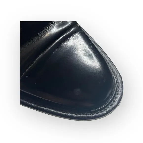 Via Spiga ✦ Oxford Sleek Shine Lace Up Dress Shoe ✦ Black Leather ✦ Men’s 9 ✦