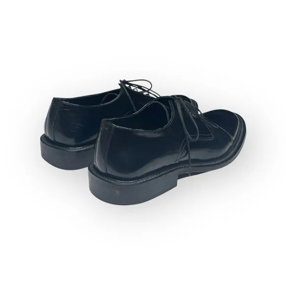 Via Spiga ✦ Oxford Sleek Shine Lace Up Dress Shoe ✦ Black Leather ✦ Men’s 9 ✦