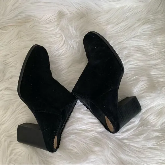 Via Spiga Sophia black suede leather mules 8