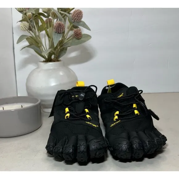 Vibram Fivefingers V-Trail 2.0 Trail Running Shoes Black Women 7-7.5/EU 37 NWOB