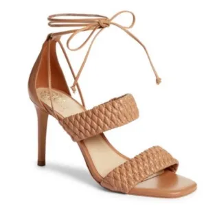 Vince Camuto Antilique Tan Strappy Heels Size 10