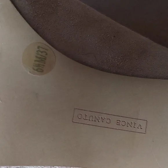 Vince Camuto Berodie Dusty Pink Suede Mules Sz 6.5
