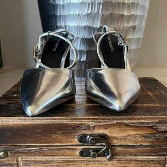 Vince Camuto Talayem Heels in Silver