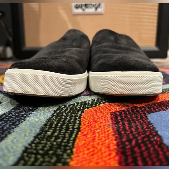 VINCE Slip On Mules in Black Suede, 10M, EUC