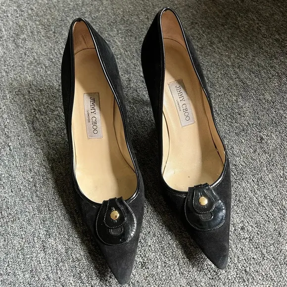 Vintage 90s Jimmy Choo Pointed Toe Heels, size 40