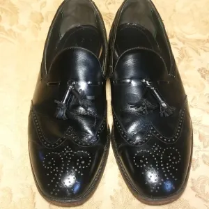 Vintage Florsheim imperial, Men's oxfords,black dress shoe,size 10.