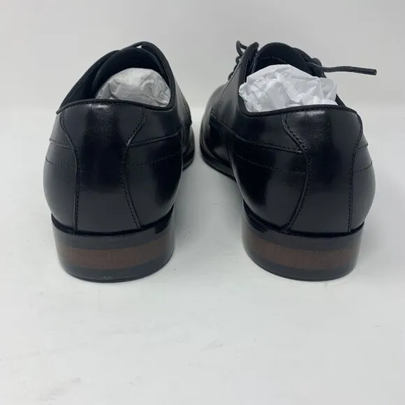Vintage Foundry Co Elias VF1187‎ Dress Shoes Men's 9 Black Leather Oxfords S0669