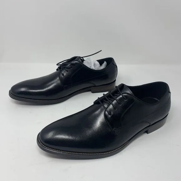 Vintage Foundry Co Elias VF1187‎ Dress Shoes Men's 9 Black Leather Oxfords S0669