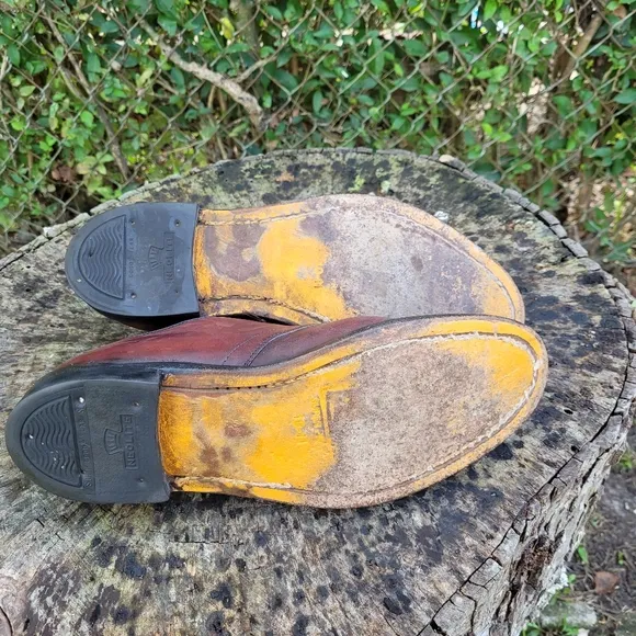 Vintage Men Shoes By ET Wright/Size 9 B Men Brown