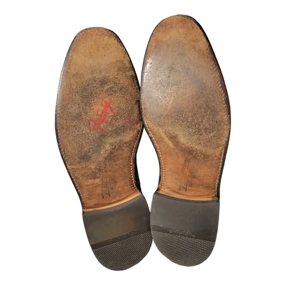 Vintage NETTLETON Black Calf Saddle Oxford, Circa 1980: (US 10.5 B)