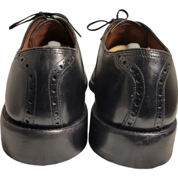 Vintage NETTLETON Black Calf Saddle Oxford, Circa 1980: (US 10.5 B)