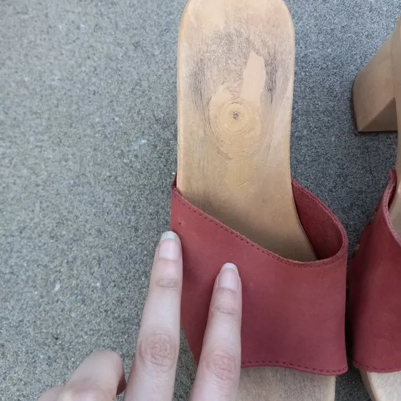 Vintage Studded Heeled Mules