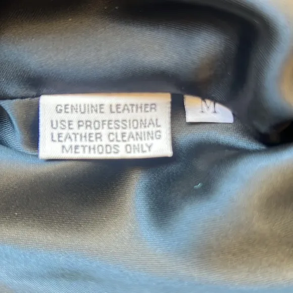 Vintage Teal Blue Green  Genuine Leather Suede Jacket Size Medium
