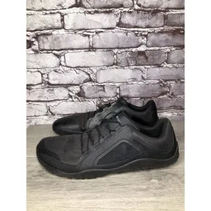 Vivobarefoot Primus Trail Firm Ground Black Mesh Running Shoes Men Sz 47EU/13.5M