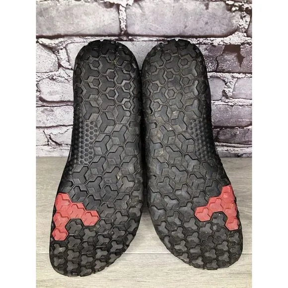 Vivobarefoot Primus Trail Firm Ground Black Mesh Running Shoes Men Sz 47EU/13.5M