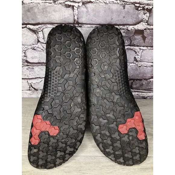 Vivobarefoot Primus Trail Firm Ground Black Mesh Running Shoes Men Sz 47EU/13.5M