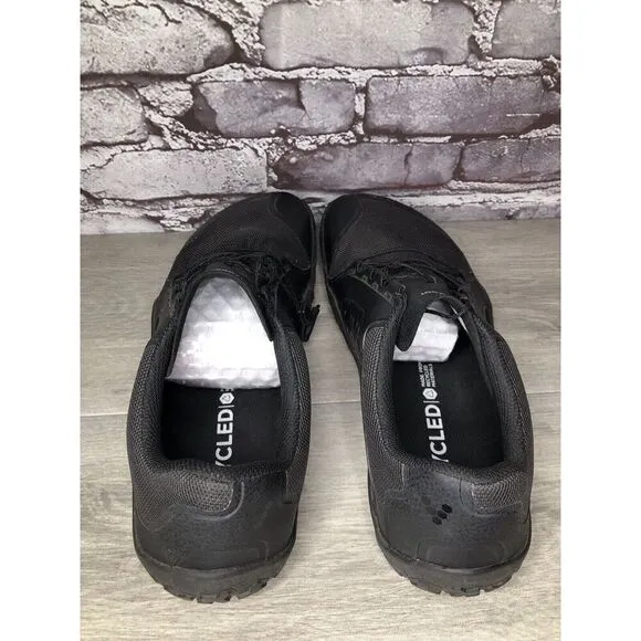 Vivobarefoot Primus Trail Firm Ground Black Mesh Running Shoes Men Sz 47EU/13.5M