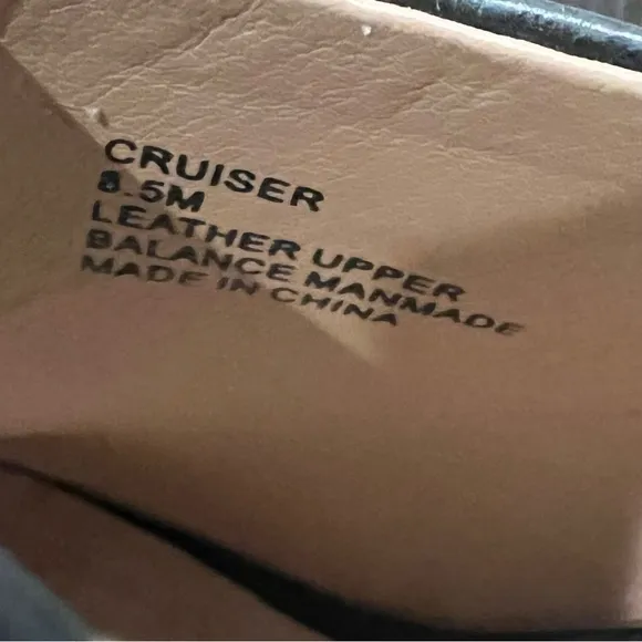 VON DUTCH Cruiser black leather peeptoe slip on open back heeled mules