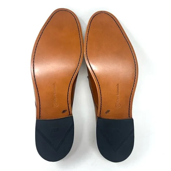 VTG Allen Edmonds Mens Boulevard Cap Toe Oxford Sz 11 D Walnut Brown Leather NOS