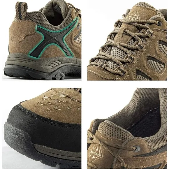 Wantdo Men's Waterproof Hiking Shoes Breathable Suede / Leather Shoes Me…