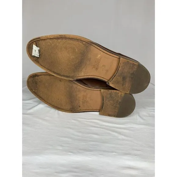 Warfield &amp;‎ Grand Shoes Mens 9 Dylan Dress Lace Up Oxfords 63611 Brown Leather