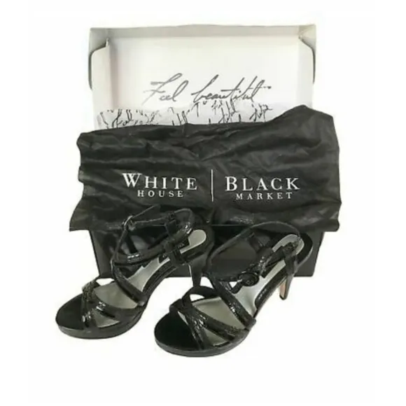 White House Black Market Strappy Heels