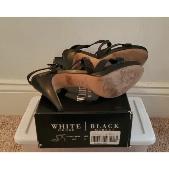 White House Black Market Strappy Heels