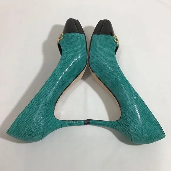 White House Black Market Samatha Suede Pumps Size 10