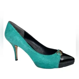 White House Black Market Samatha Suede Pumps Size 10