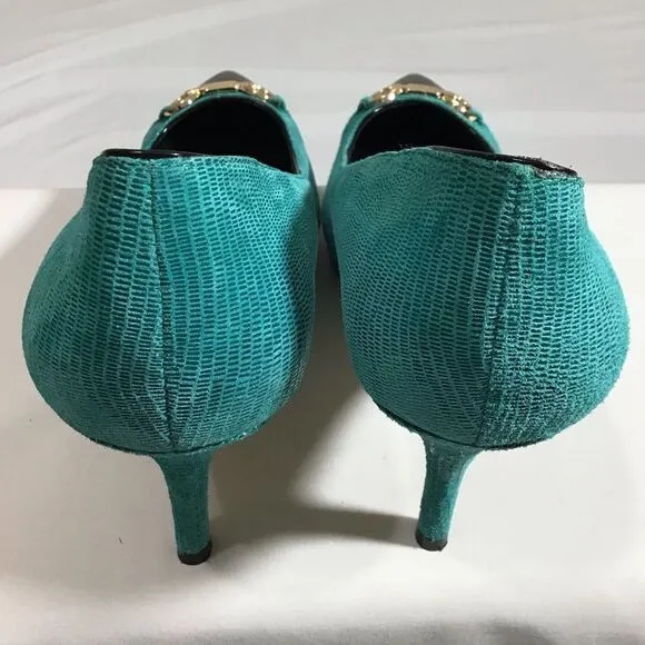 White House Black Market Samatha Suede Pumps Size 10
