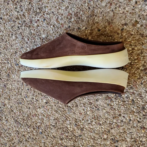 Wolf and Shepard Women's Cruise Brown Suede Slip On Mules, Size Various