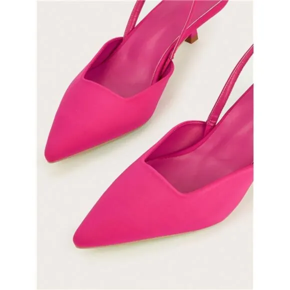 Women's Kitten  Elegant Pointed High Heels, Fashionable Ankle Strap Sandals