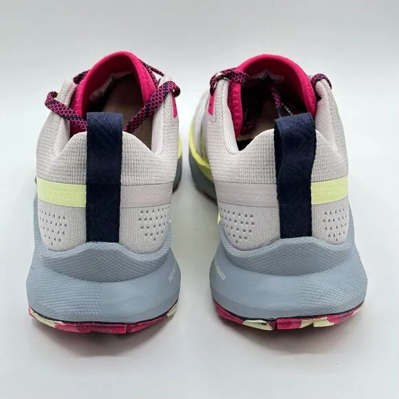 Women's Nike Pegasus React Trail 4 Running Shoes Light Purple Yellow DJ6159-002