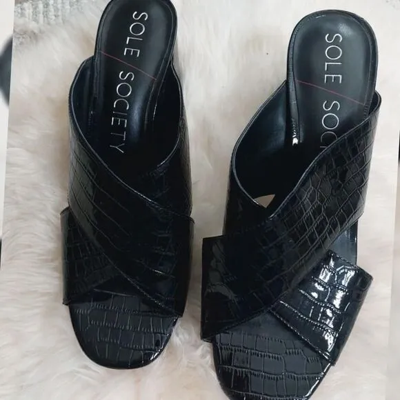 Womens Sole Society Ganezah Slide Mule Sandal Size 9.5M