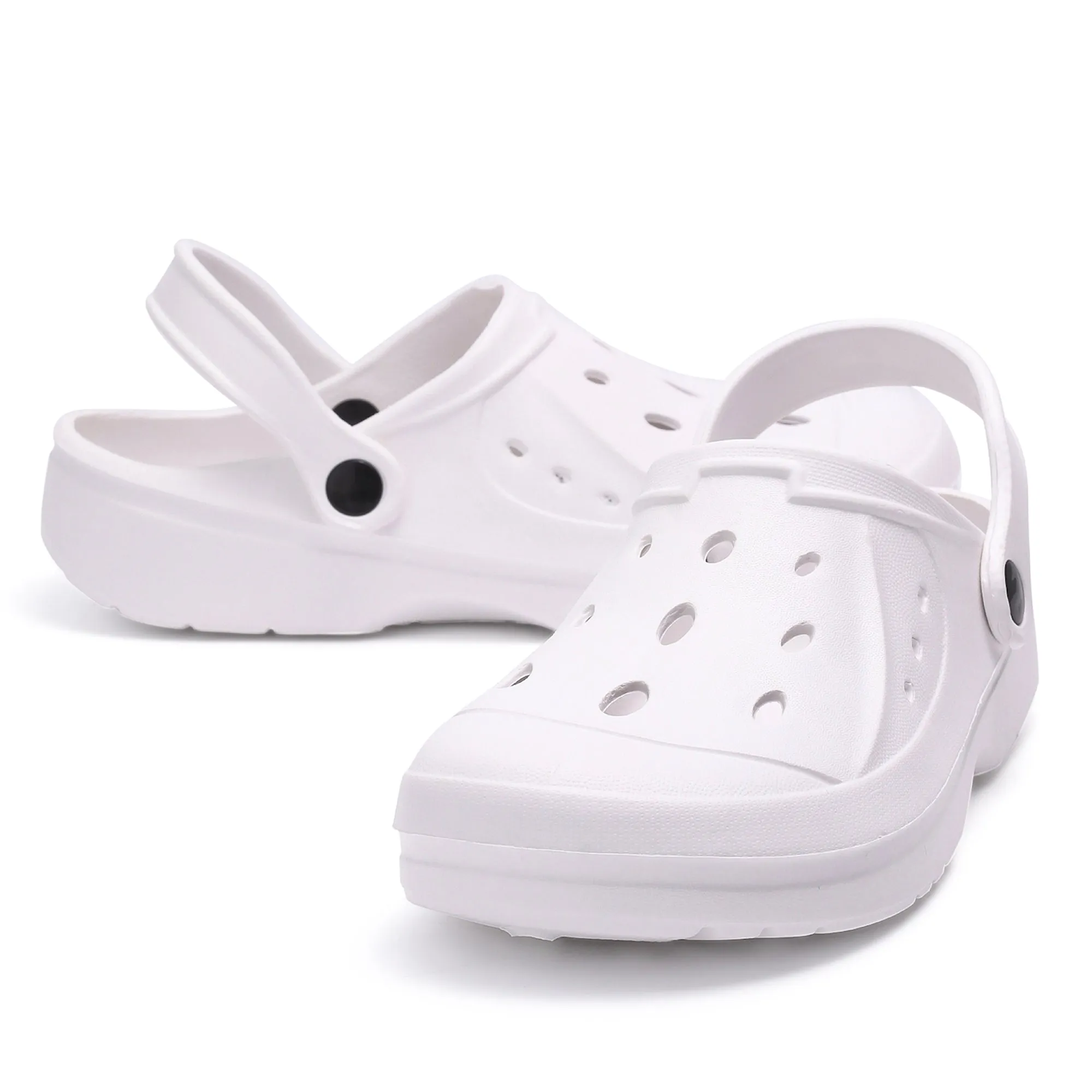 Womens White Clogs