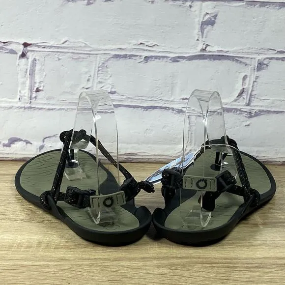 Xero Aqua Cloud Barefoot Sandals Men's Size 9 Vetiver Green Black Trail Hiking