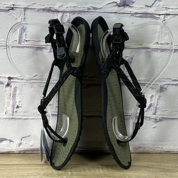Xero Aqua Cloud Barefoot Sandals Men's Size 9 Vetiver Green Black Trail Hiking