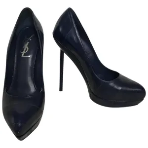 YVES SAINT LAURENT DIVINE 105 EEL PUMPS 36.5