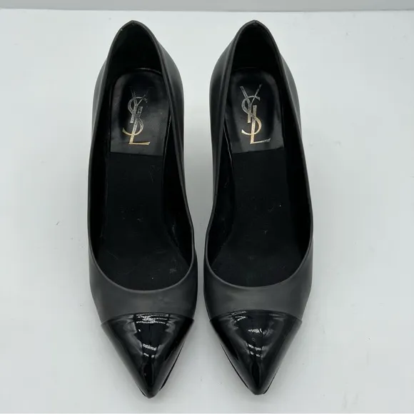 Yves Saint Laurent Wood Block Heels