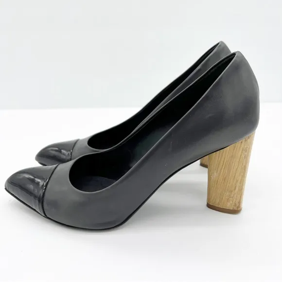 Yves Saint Laurent Wood Block Heels