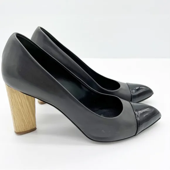 Yves Saint Laurent Wood Block Heels