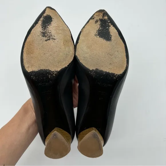 Yves Saint Laurent Wood Block Heels
